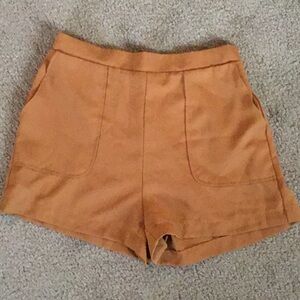 Butterscotch twee inspired colored dressy shorts